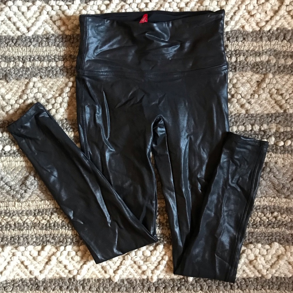 Spanx Faux Leather Leggings